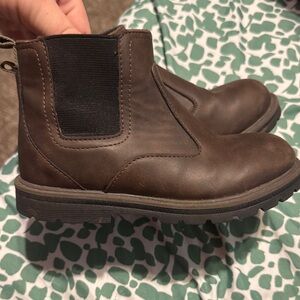Brown Leather Ankle Boots